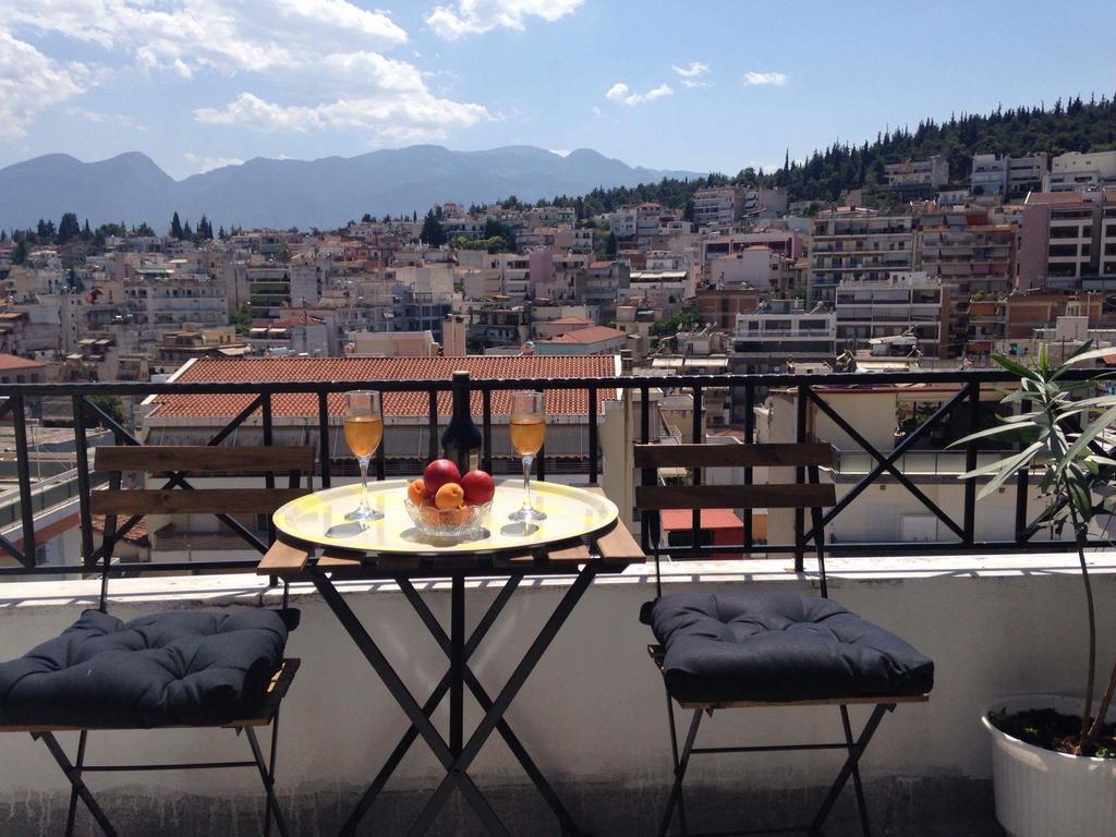 Cozy Loft - Best View Of The City Lamia Bagian luar foto